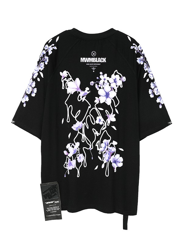 FLORAL X LOGO T-SHIRT