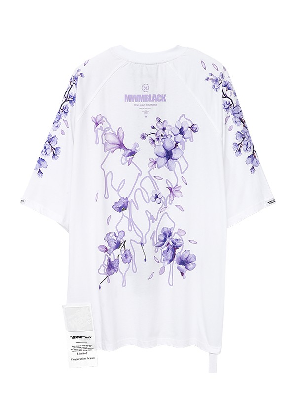 FLORAL X LOGO T-SHIRT