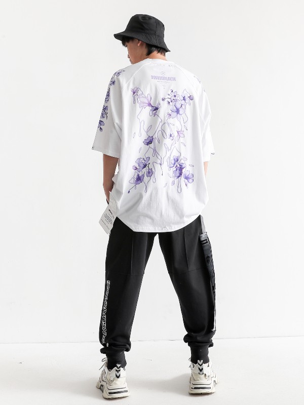 FLORAL X LOGO T-SHIRT