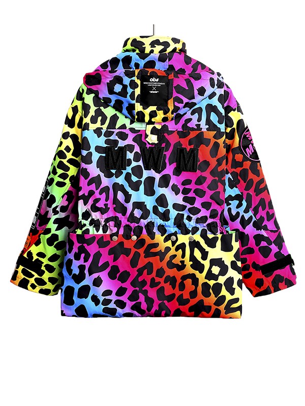 ABRIGO PUFFER PARKA ANIMAL PRINT