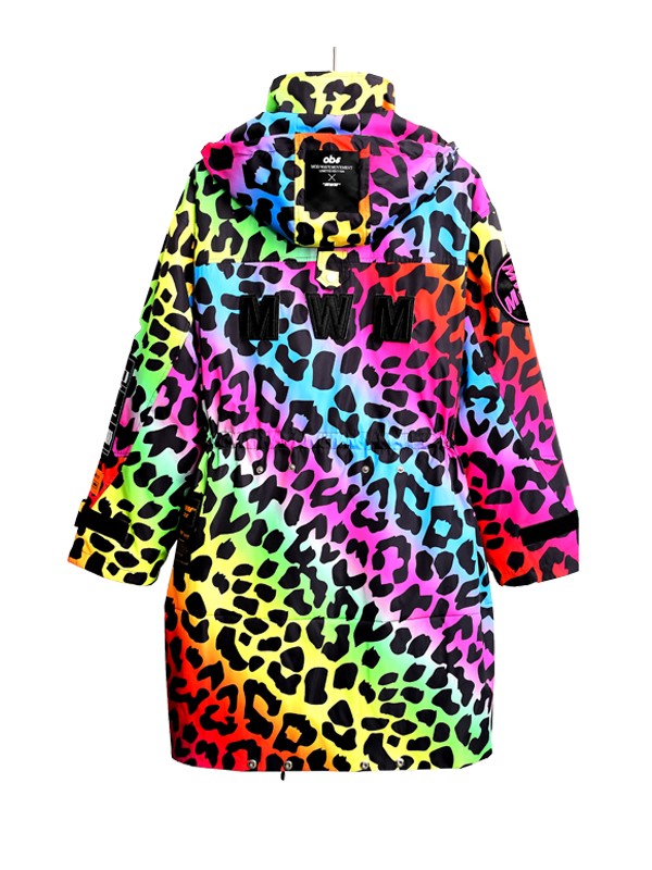 ABRIGO PUFFER PARKA ANIMAL PRINT