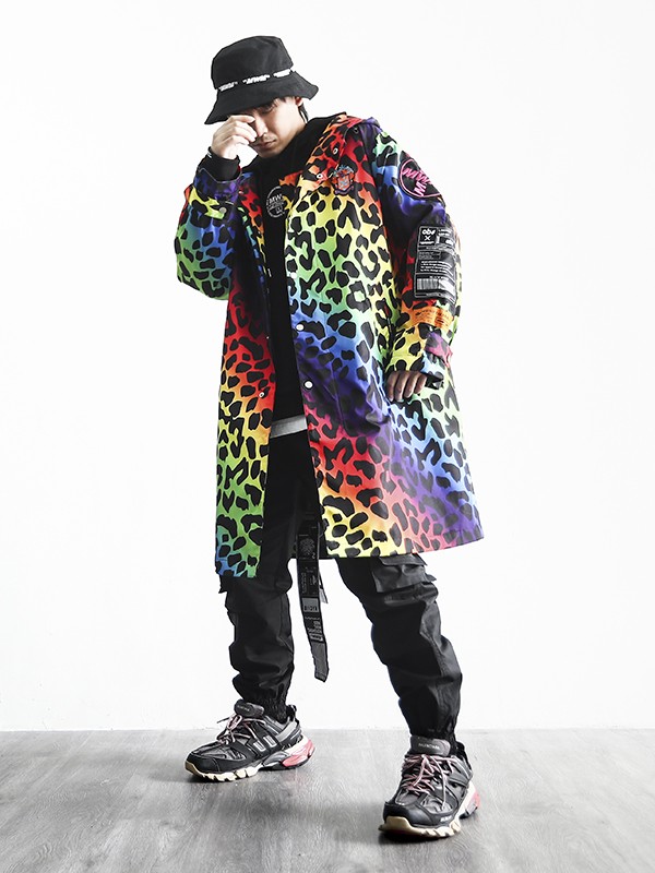 ABRIGO PUFFER PARKA ANIMAL PRINT