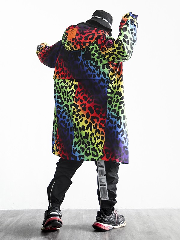 ABRIGO PUFFER PARKA ANIMAL PRINT