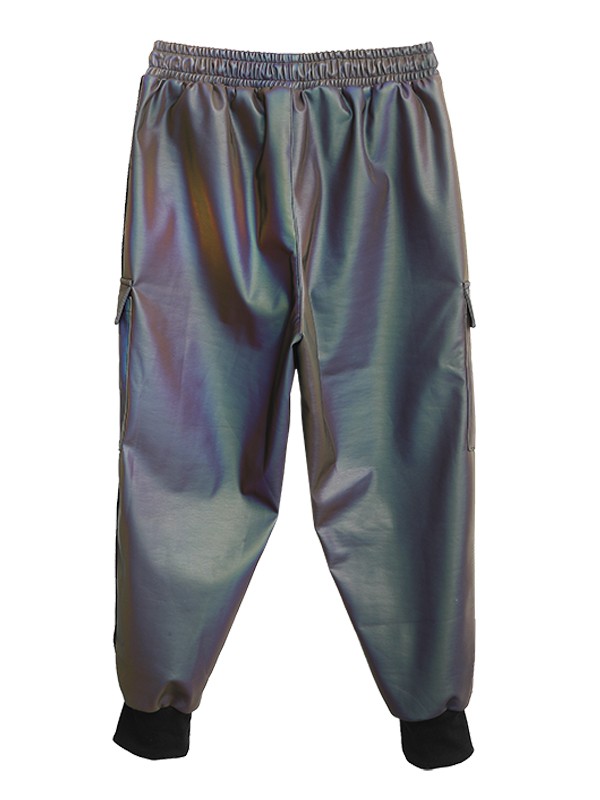 Grey reflective hot sale pants