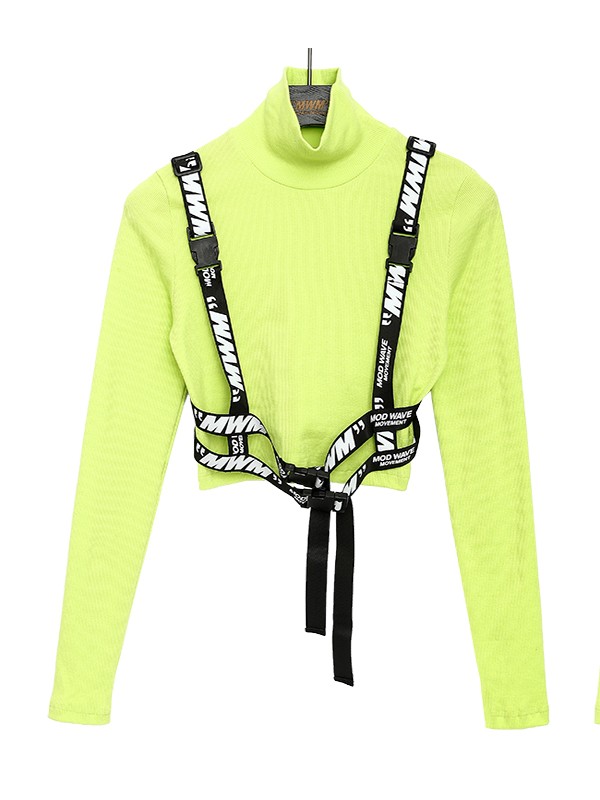 LOGO BELT SWEATER