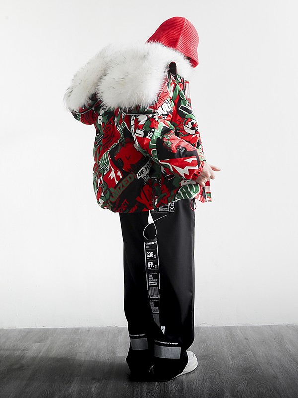 ABRIGO MULTICOLOR PUFFER