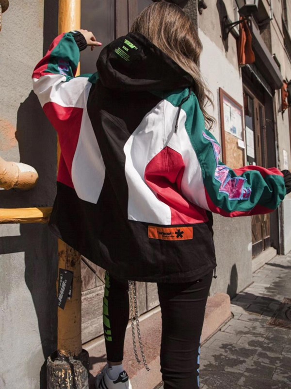 MULTICOLOR PANELS JACKET