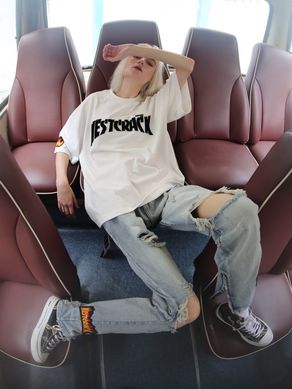 NESTCRACK DENIM PANTS