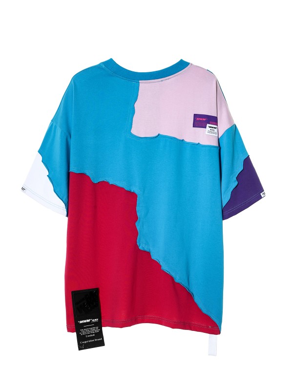 MIM the wardrobe☆MIMTHE PATCHWORK T-SHIRT MUSINSA | MIMTHEWARDROBE Mimder Patchwork T-Shirt_White