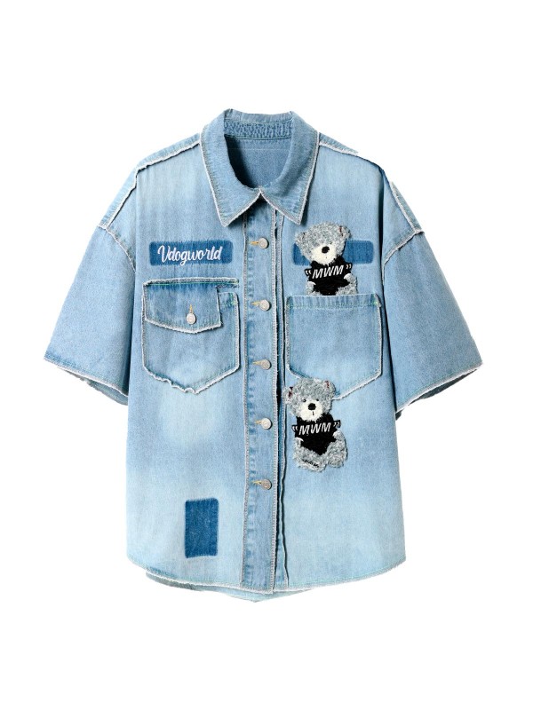 TEDDY DENIM SHIRT