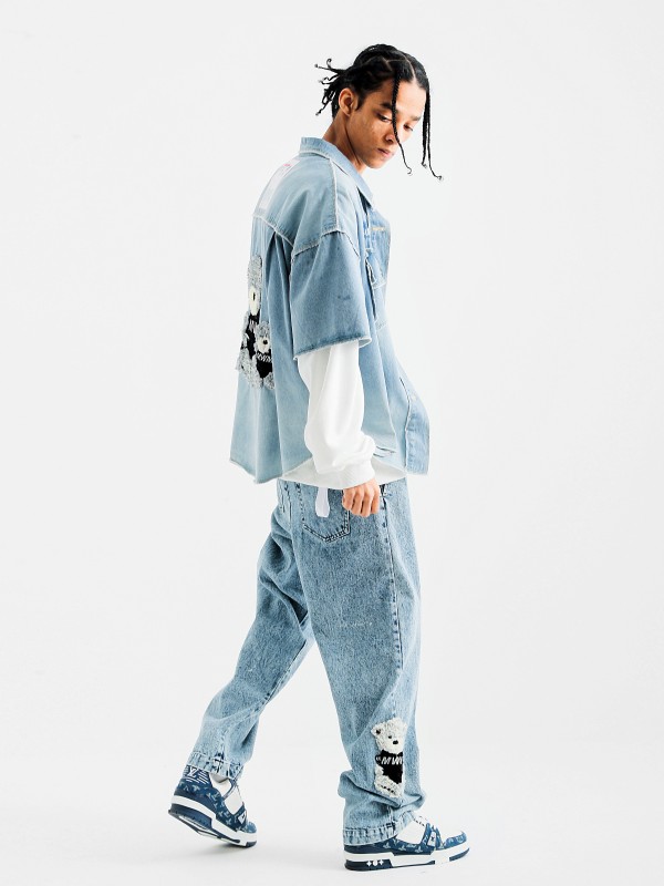 TEDDY DENIM PANTS