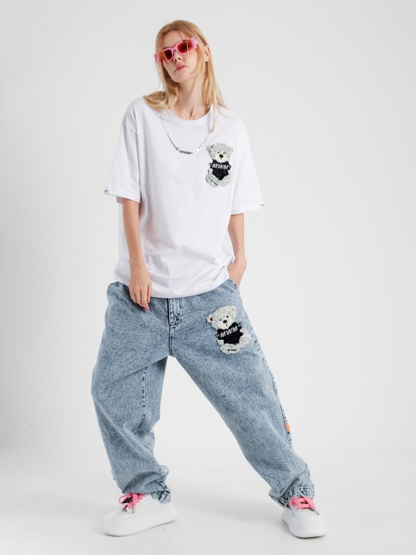 TEDDY DENIM PANTS