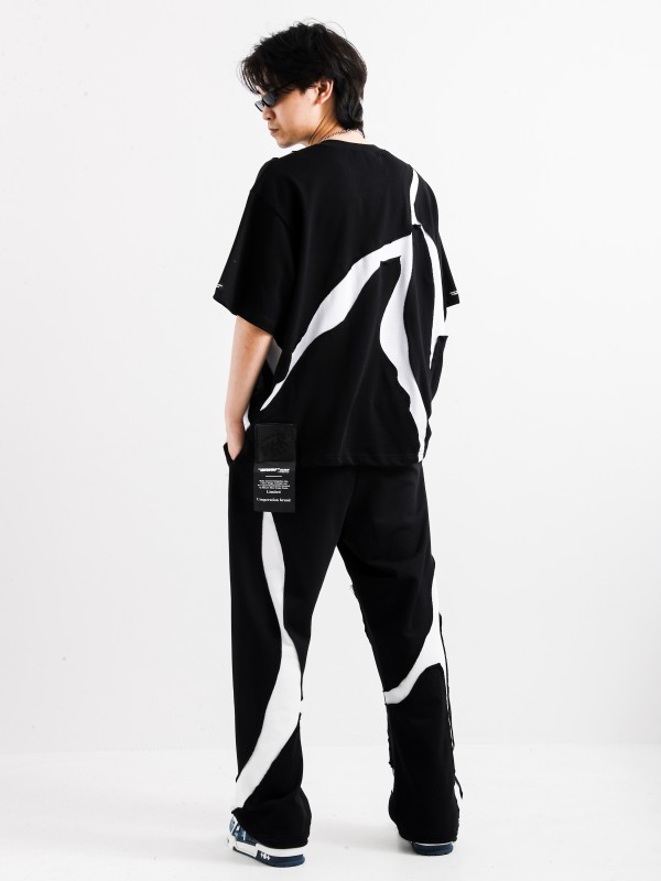 PANTALÓN BLANCO Y NEGRO