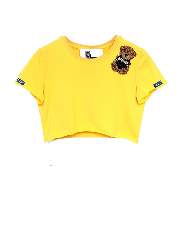 TEDDY BEAR CROP TOP