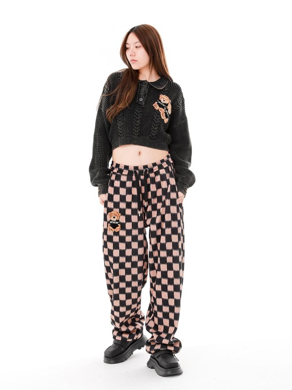 PANTALÓN TEDDY A CUADROS