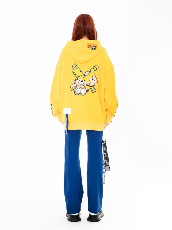 SUDADERA TEDDY CON CAPUCHA