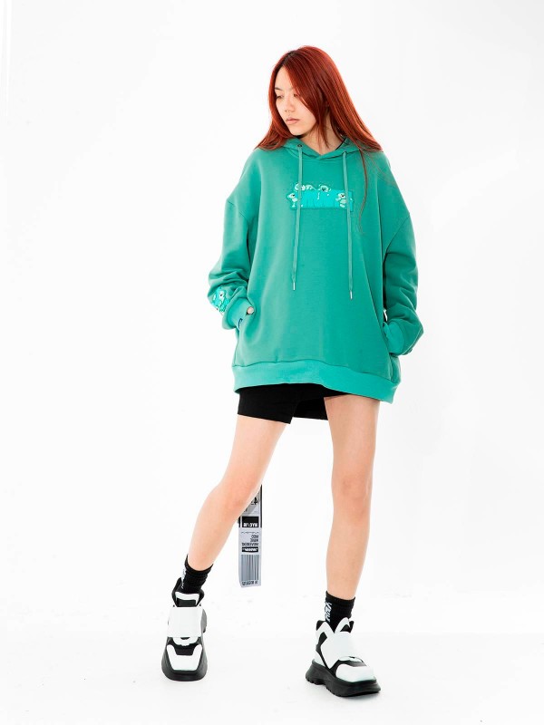 SUDADERA TEDDY CON CAPUCHA