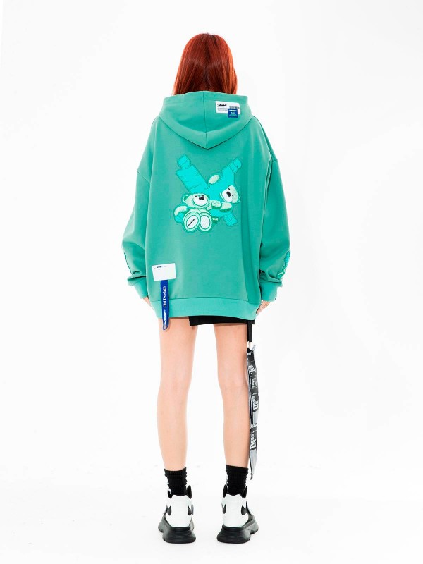 SUDADERA TEDDY CON CAPUCHA