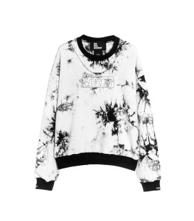 TIE DYE TEDDY SWEATSHIRT