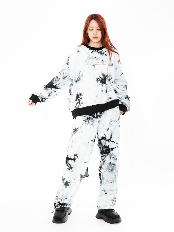 TIE DYE TEDDY SWEATSHIRT