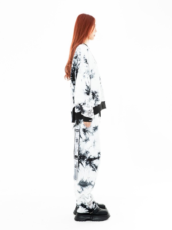 TIE DYE TEDDY SWEATSHIRT