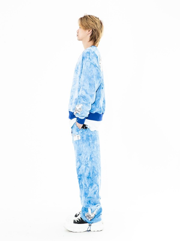 TIE DYE TEDDY SWEATSHIRT