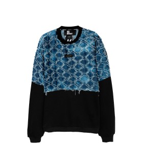 DENIM SWEATSHIRT