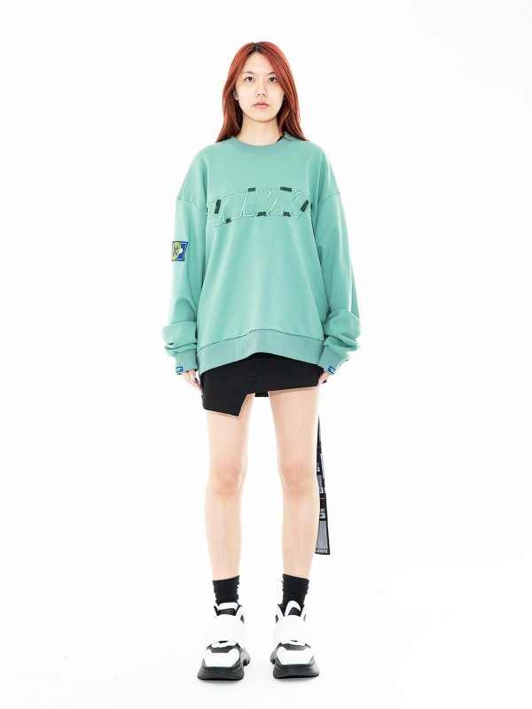 EMBROIDERED MWM LOGO SWEATSHIRT
