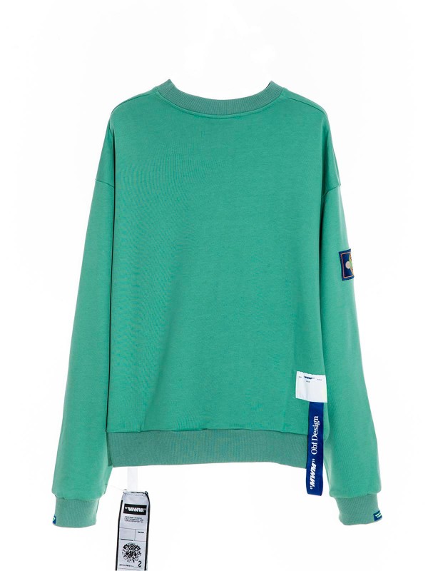 EMBROIDERED MWM LOGO SWEATSHIRT