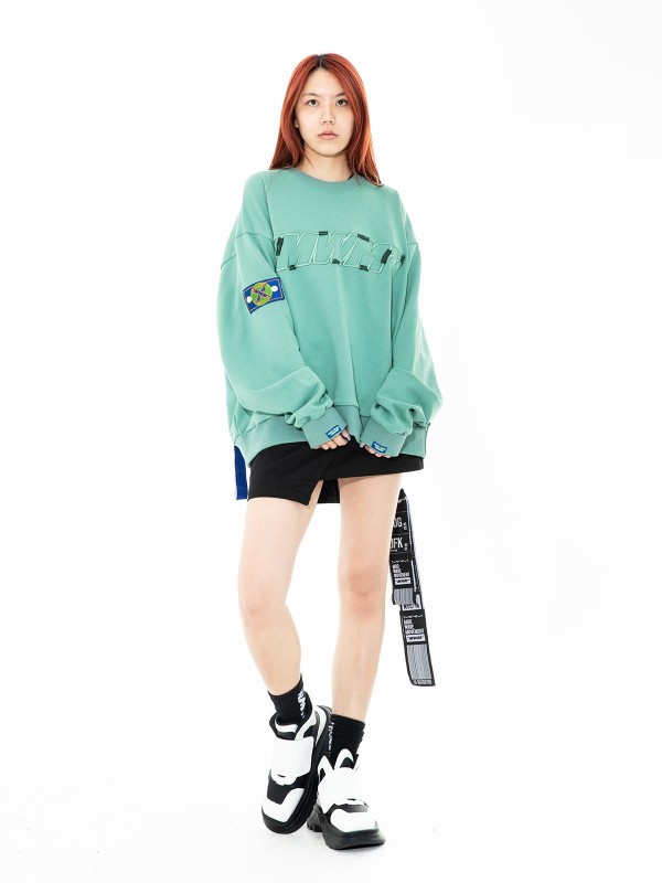 EMBROIDERED MWM LOGO SWEATSHIRT