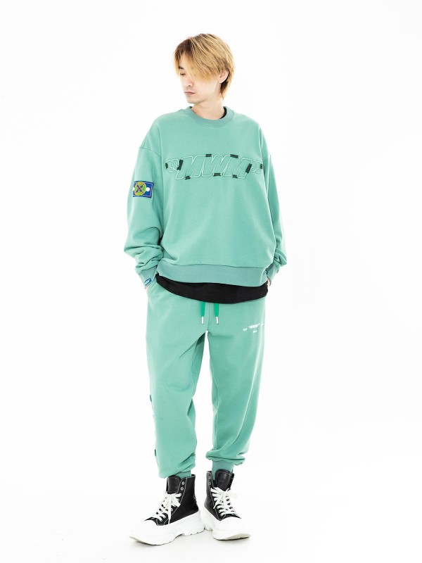 EMBROIDERED MWM LOGO SWEATSHIRT