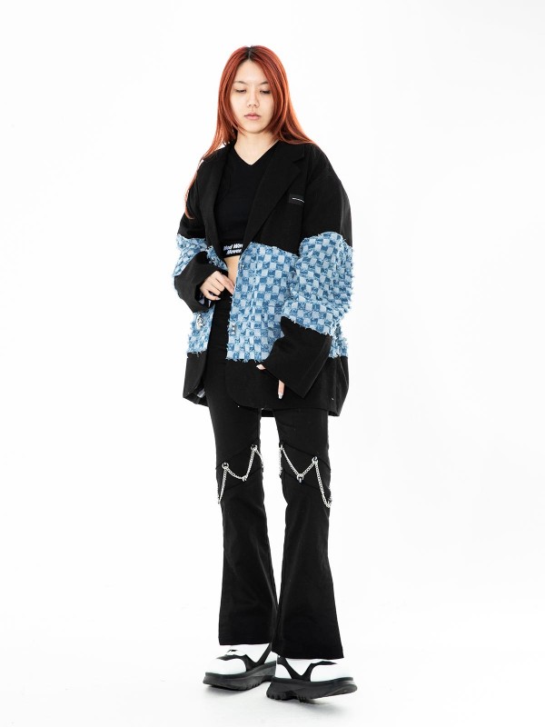 CHAQUETA BLAZER CUADROS