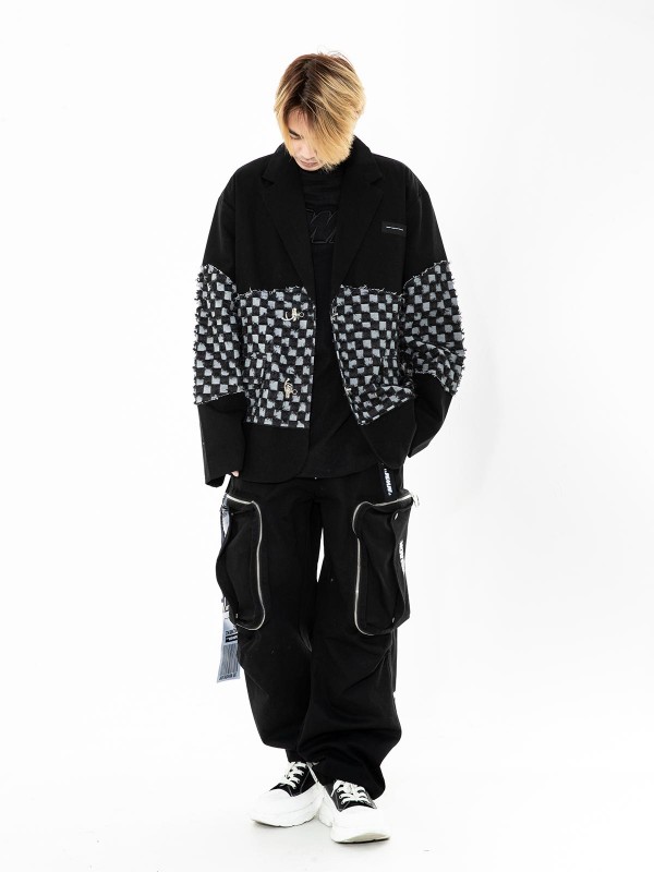 CHAQUETA BLAZER CUADROS