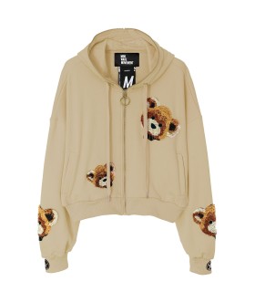 SUDADERA TEDDY CON CAPUCHA