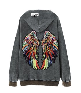 SUDADERA ALAS CON CAPUCHA