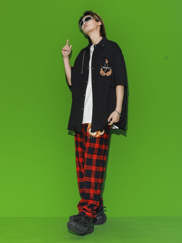 CAMISA TEDDY CON CADENA