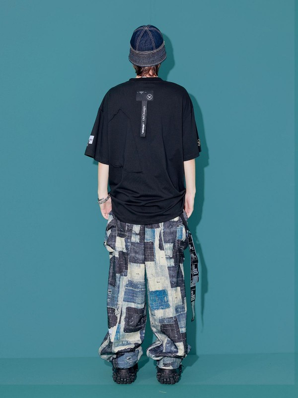 PANTALÓN PARCHES CON BOLSILLOS