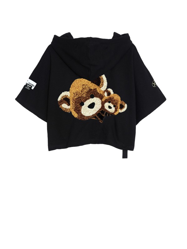 TEDDY CROPPED HOODIE