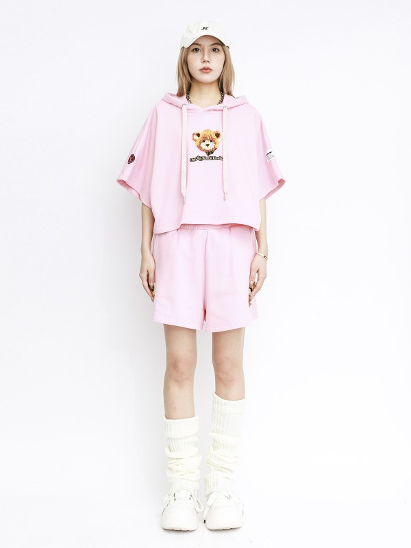 TEDDY CROPPED HOODIE