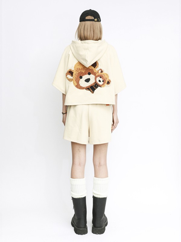 SUDADERA CORTA TEDDY