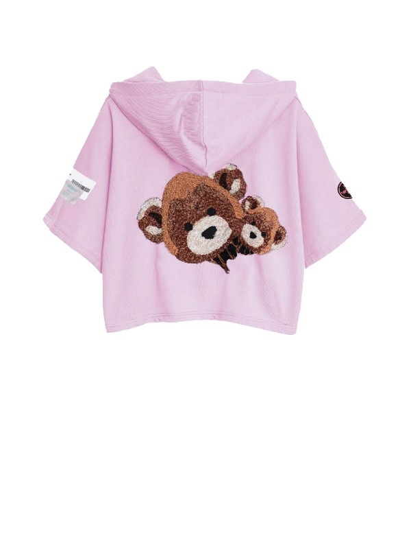TEDDY CROPPED HOODIE