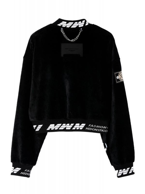 CROPPED SWEATSHIRT WITH MINIATURE