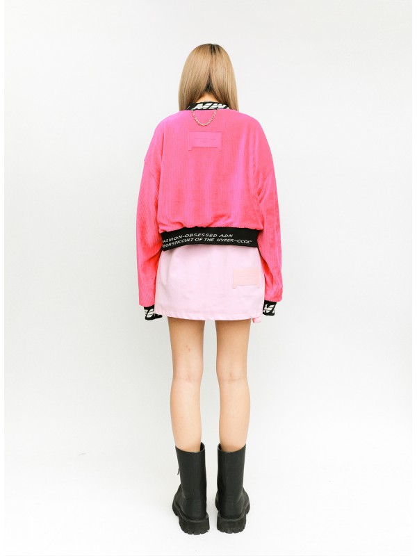 SUDADERA CORTA CON MINIATURA