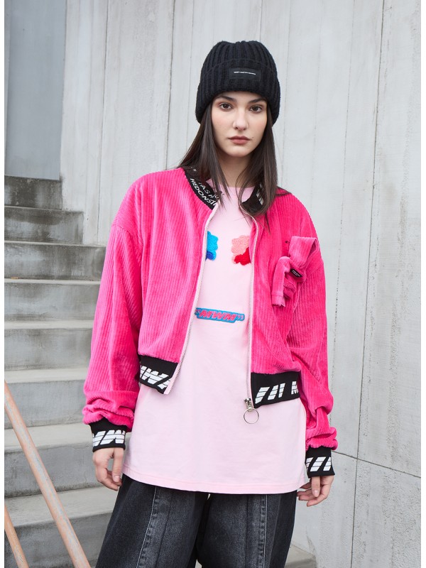 SUDADERA CORTA CON MINIATURA