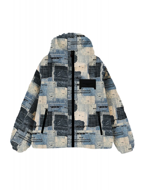 PATCHWORK PUFFER COAT