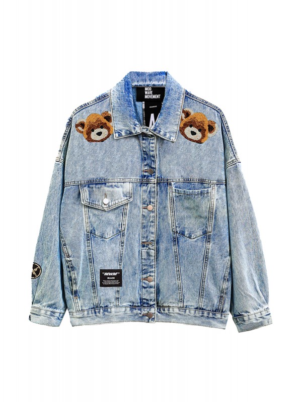 TEDDY DENIM JACKET