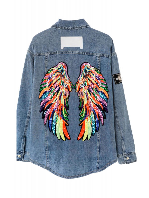 WINGS DENIM SHIRT