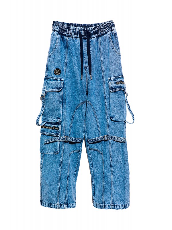 DENIM POCKETS PANTS