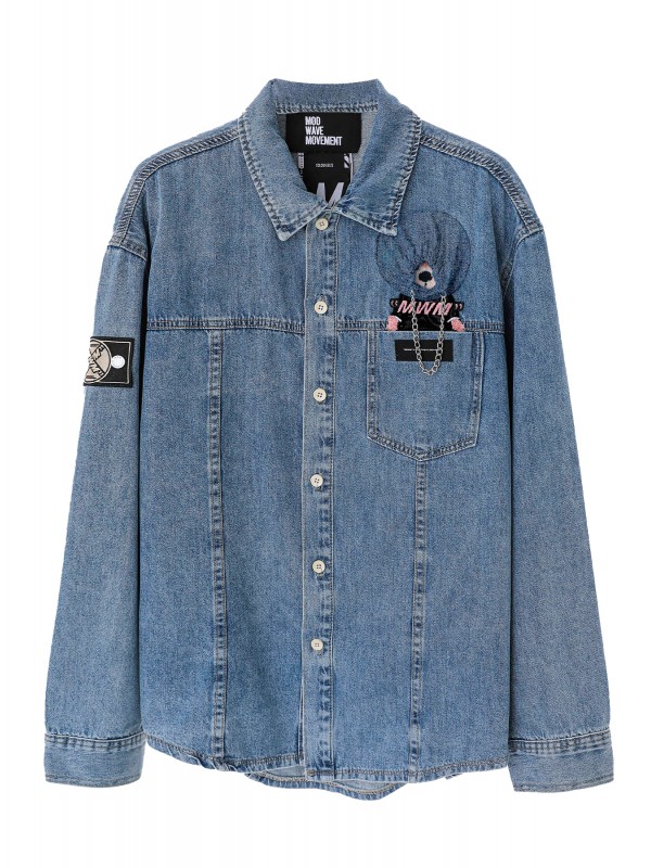 TEDDY DENIM SHIRT