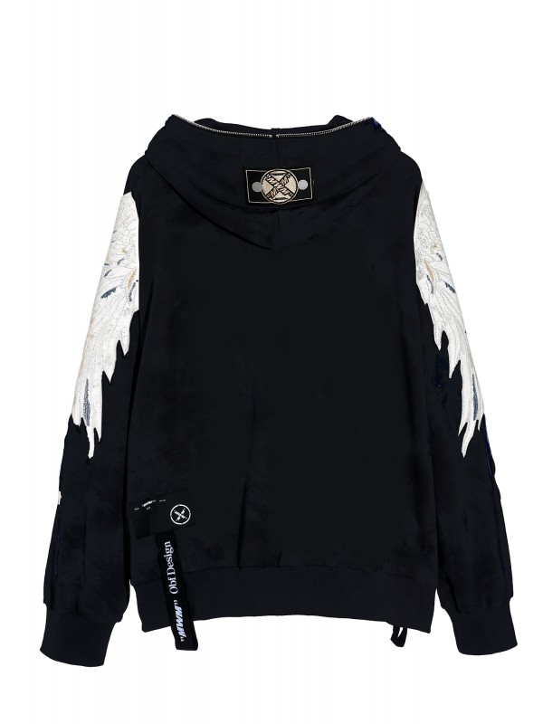 SUDADERA ALAS CON CAPUCHA